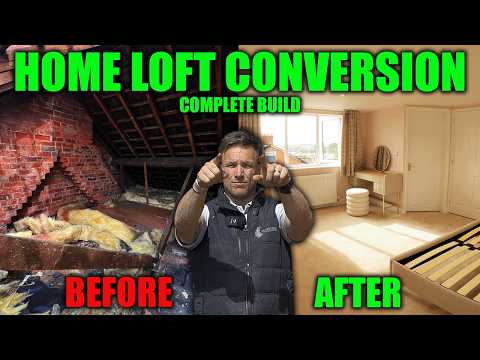 From Loft to Bedroom - The Complete Home Loft Conversion🏡