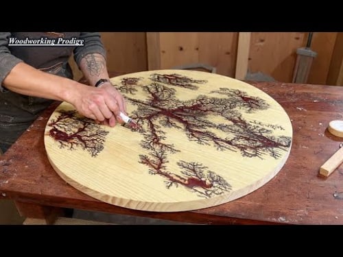 Incredible! How He Created A Magical Coffee Table From Scratch.