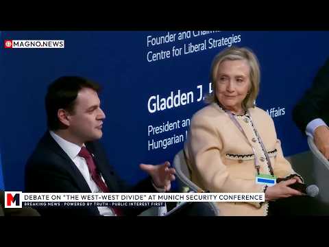 ๐บ๐ธ Hillary Clinton's TDS Backfires as She Gets Schooled in Munich by Czech Deputy PM Petr Macinka