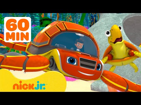 60 MINUTES of Blaze's STEM Rescue Missions & Adventures! 🔢 w/ AJ | Nick Jr.