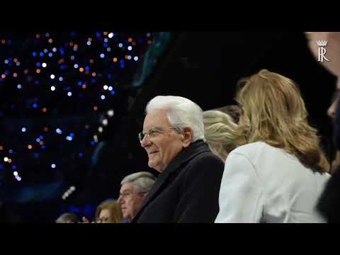 Il Presidente Mattarella all'apertura dei Giochi Olimpici Invernali di Milano-Cortina