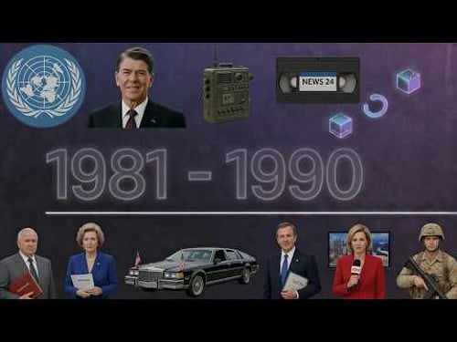 Nachrichten Zeitstrahl 1981 - 1990