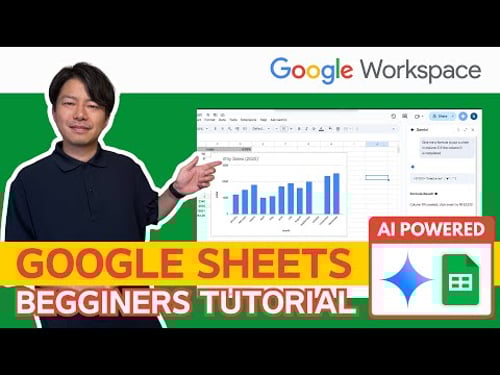 Google Sheets Tutorial for Beginners