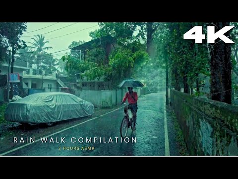 Sudden Cloudburst ASMR Rain Walk 🌧️ | Stress Relief, Study & Deep Focus