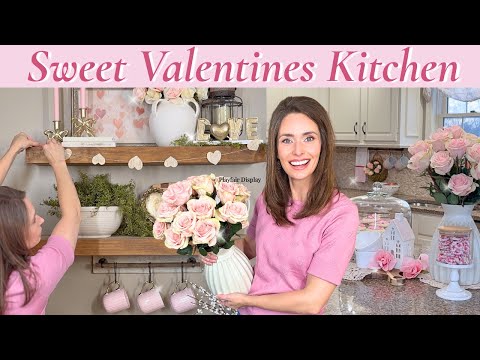 Valentines Day Kitchen Decorate with Me | Simple Swaps, Sweet Treats & DIY Decor