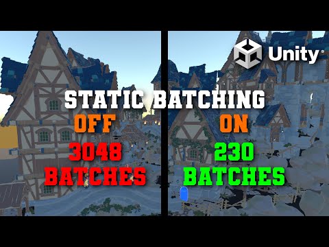 Static Batching, Explained. Free, Powerful Draw Call Optimization | Unity Tutorial