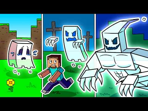 I Survived 100 DAYS as a GHOST in HARDCORE Minecraft!