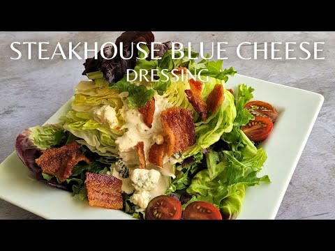 How to make RUTH'S CHRIS STEAKHOUSE | Blue Cheese Dressing Wedge Salad