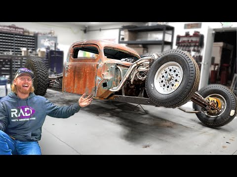 Testing To See If the Custom Suspension Works on My 1940s Abandoned RatRod