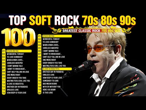 Elton John, Lionel Richie, Phil Collins, Chicago, Bee Gees | Soft Rock Ballads Of The 70s 80s