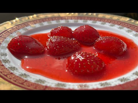 Королевское Клубничное варенье/Новый рецепт/Полные ягоды/Густой сироп