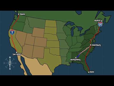 The Interstate's Forgotten Code (How Highway Numbers Work)