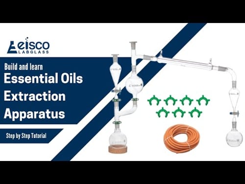 How to Set Up an Essential Oils Extraction Apparatus | Rose Water Distillation