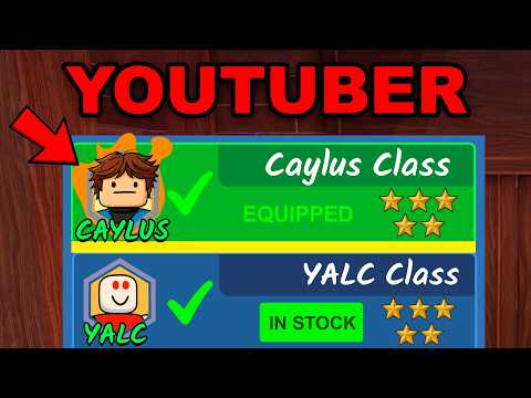 99 Nights But You Can Buy YOUTUBER Classes!