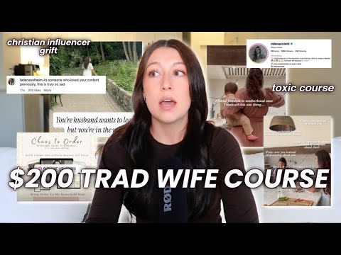$200 Trad Wife Course?! Exposing A Christian Influencer Grift