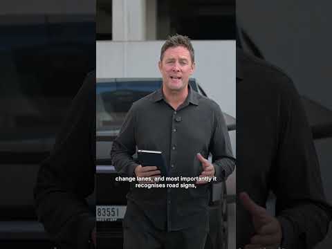 Self-driving Tesla Cybertruck hits the streets of Dubai