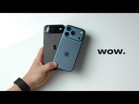iPhone 17 Pro & Air (Space Black & Blue) – Unboxing & First Impressions!