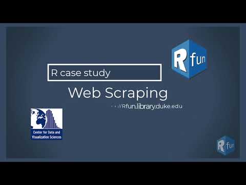 Web scraping with rvest (R Case Study). Use RVEST to scrape and crawl websites then parse the HTML.