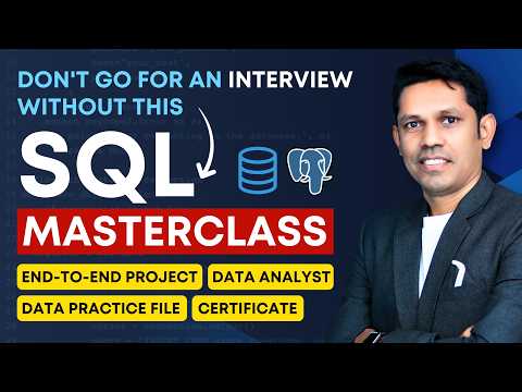 SQL tutorial from basic to advance in one complete video | SQL Full Course in Hindi