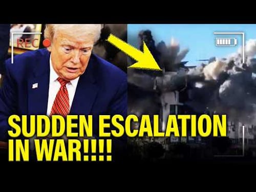 Trump PANICS over SUDDEN ESCALATION in WAR!!!