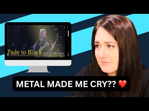 This made me CRY! First time watching Metallica - Fade to Black - Live ❤️