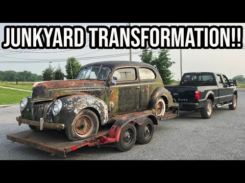 Junkyard To On The Road In 25 Minutes - 1939 Ford Forgotten Hot Rod