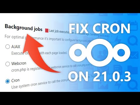 Fix Nextcloud Cron Job not Running on NC 21.0.3 - Nextcloud Redis Setup
