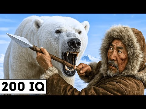 Инуиты против 700-килограммового белого медведя