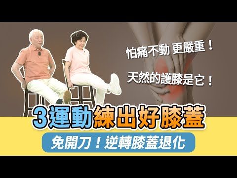 膝蓋修復術!它是最好的天然護膝。夫妻一起練腿力,1張椅子2運動,避免肌肉無力膝蓋退化!倒退走復健,防跌倒改善脊椎側彎。怕痛不敢動?這樣走才不會更嚴重|胡乃文開講Dr.HU_240