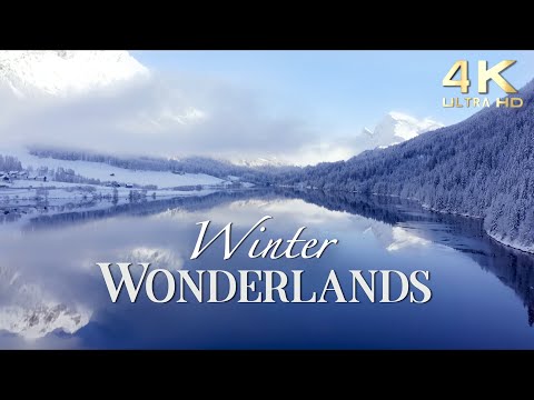 Enchanting Winter Wonderlands βοΈ 4K Snowy Winter Scenery with Beautiful Piano Music