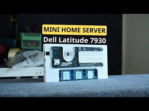 My First Mini Home Server | Dell Latitude 7390