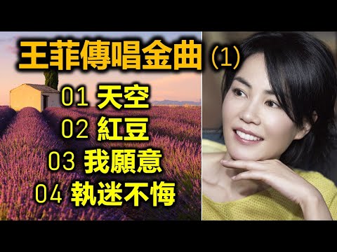 王菲傳唱金曲 (1)(内附歌詞)01 天空 02 紅豆 03 我願意 04 執迷不悔