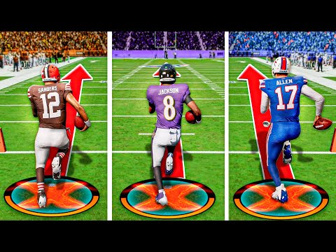 Scrambling for a 99 Yard Touchdown with EVERY QB!