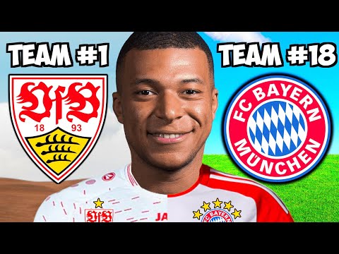 Was wäre, wenn MBAPPÉ bei jedem BUNDESLIGA CLUB spielen würde? 👀