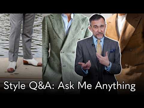 Mens Style Q&A 6: Waistcoats, Fabric Blends, High Rise Trousers, Black in Tailoring & More