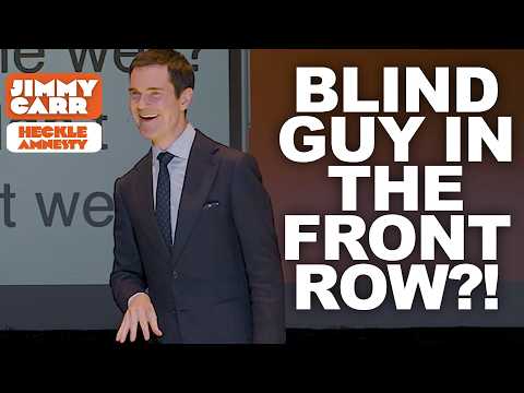 Jimmy's Hilarious Exchange With Blind Man in the Front Row!