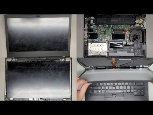 Lenovo ThinkPad T480 Disassembly RAM SSD Hard Drive Upgrade Battery LCD Screen Replacement Repair