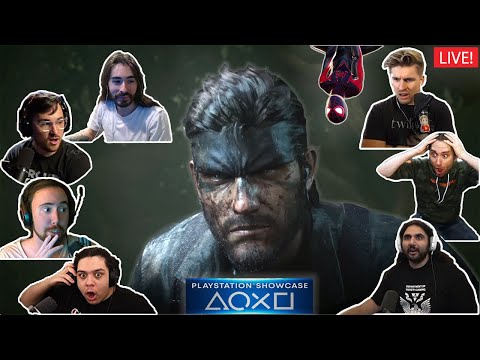 Streamers Live Reaction to the Best Game Reveals - PlayStation Showcase 2023