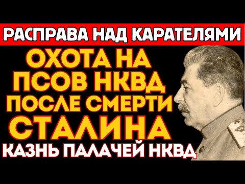 Судьбы палачей НКВД после смерти Сталина | Берия на коленях, Ежов в психушке, Ягода в камере.