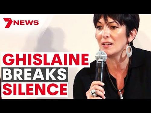 Ghislaine Maxwell breaks silence, as explosive new documentary is released | 7NEWS