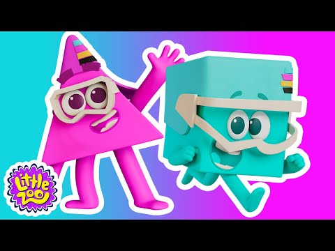 Cyan & Magenta Best Friends! | Learn colours | Cartoons for kids
