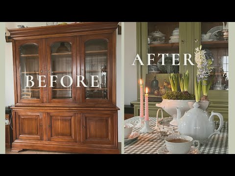 Rénovation d'un grand vaisselier /DIY/Relooking/Leboncoin