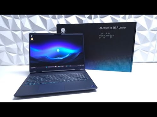 Alienware 16x Aurora Unboxing – Can it be charged with a USB-C power bank?