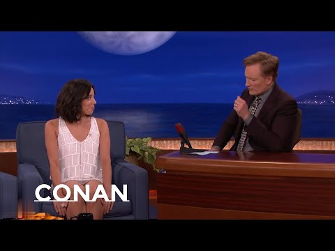 The Origin of Aubrey Plaza's Awkwardness | CONAN on TBS