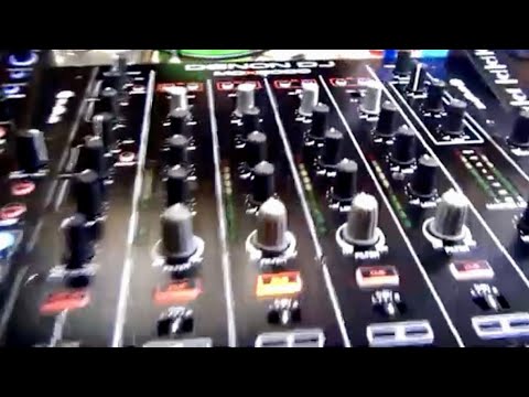 DJ Mixer Player Bad Button and Bad Fader Repair DENON MCX8000