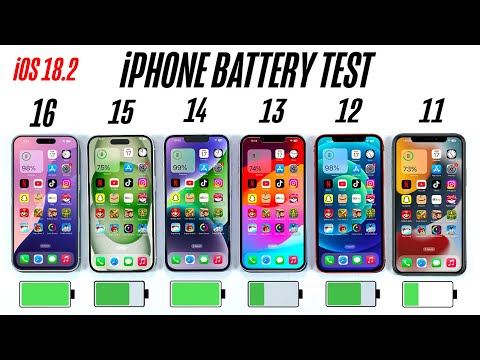 iPhone 16 vs 15 vs 14 vs 13 vs 12 vs 11 Battery Test | iOS 18.2 BATTERY TEST