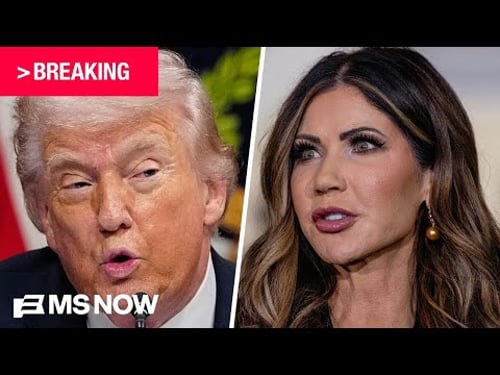 BREAKING: Trump FIRES DHS Secretary Kristi Noem