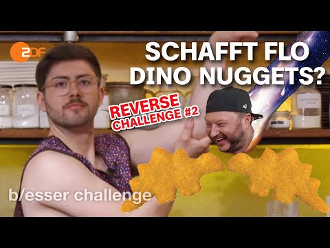 Dino Desaster: Flo bekommt Challenge #2 von Sebastian - und zieht dafür blank | b/esser challenge