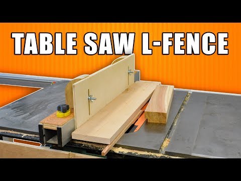 Table Saw L-Fence / DIY Table Saw Jig