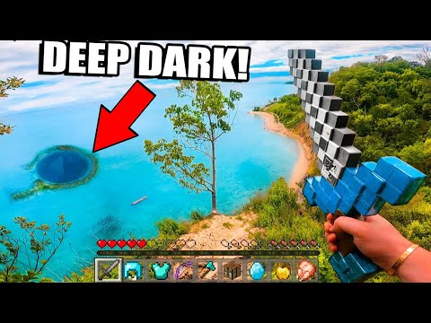 7 Days In MINECRAFT! Deep Dark Ancient City BOX FORT!